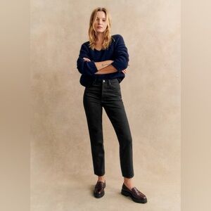 Sezane Brut Sexy Black Denim Jeans